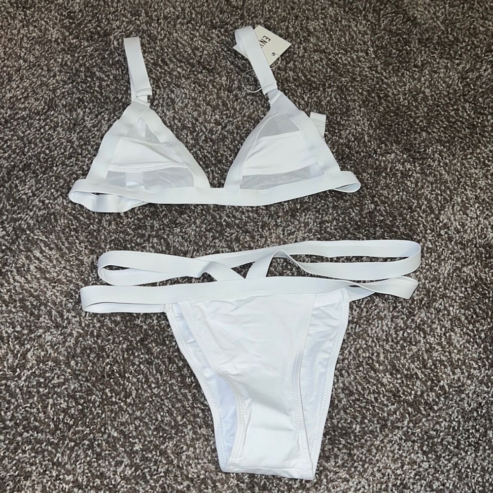 White bikini